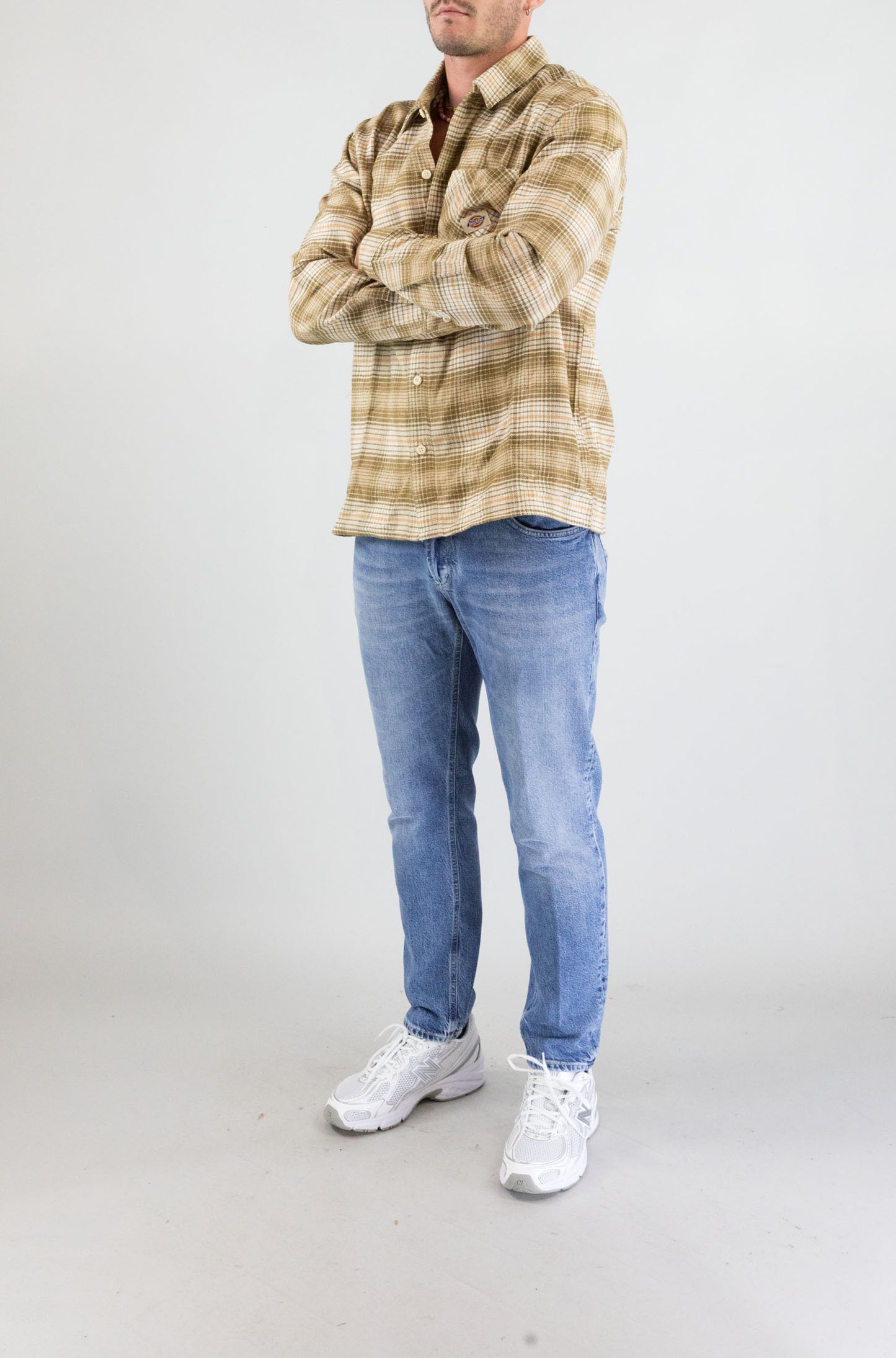 Camicia Dickies Wood Ash da Uomo dk0a8653l17