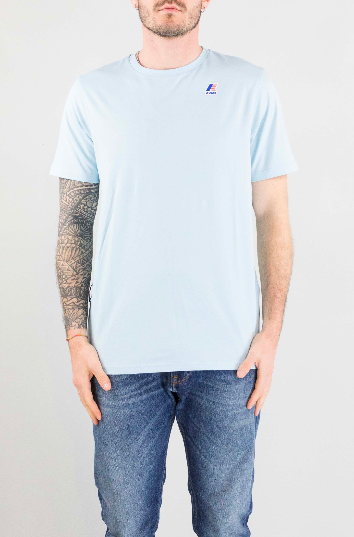 T-Shirt Kway D40 Blue Dream da Uomo k7142kw leonide