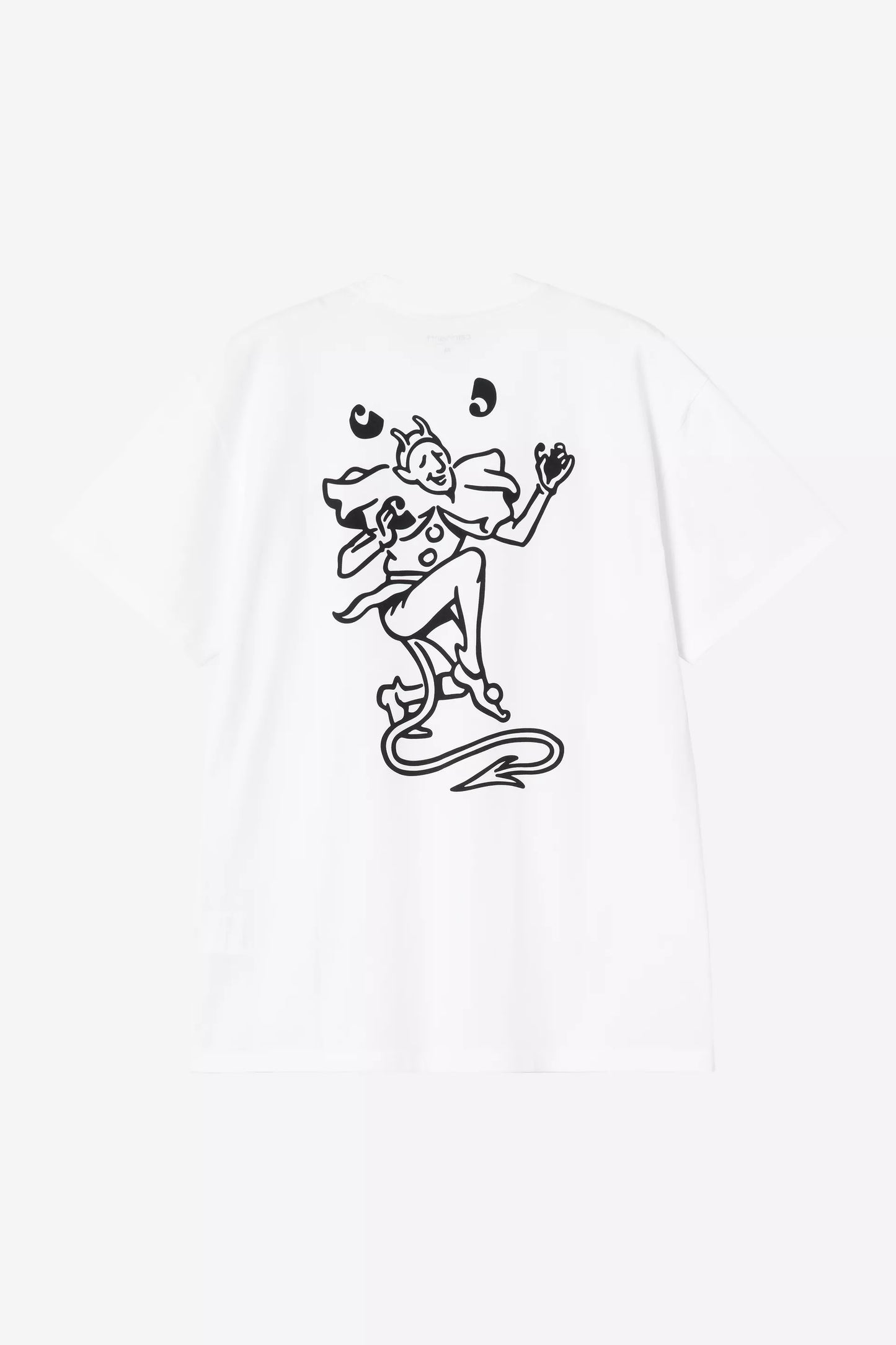 T-Shirt Carhartt Wip White da Uomo i036895 playng card