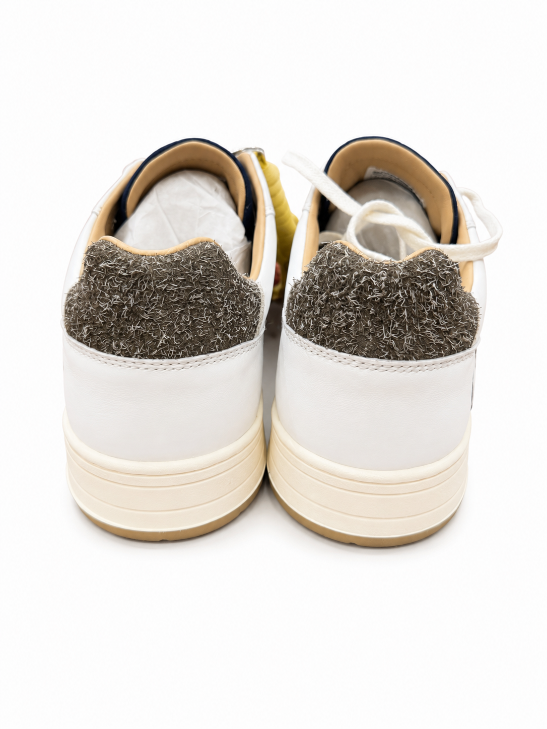 Scarpa Date White Brown da Uomo court 2.0 vintage