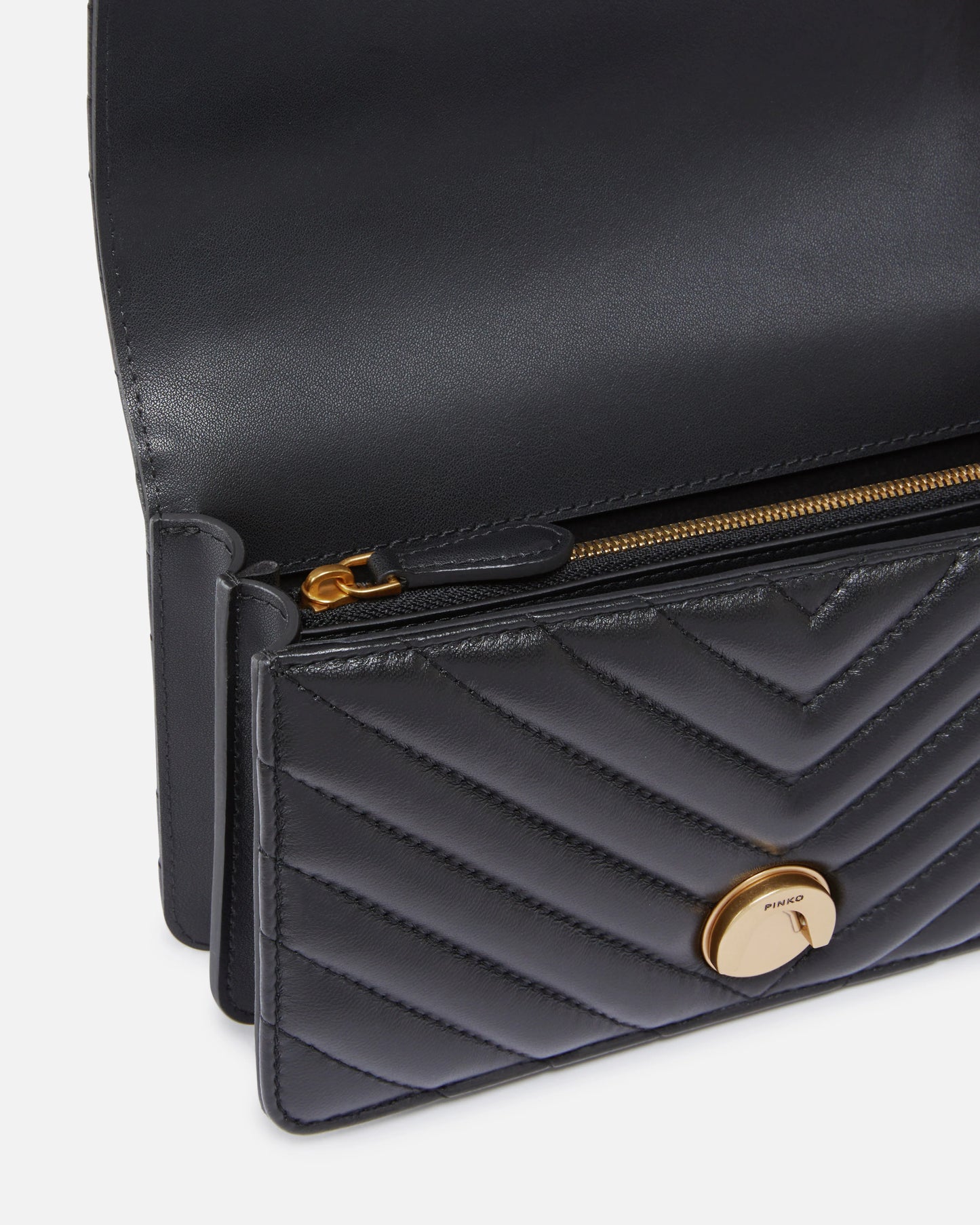 Borsa Pinko Nero Z99q da Donna love one mini sheep chevron 100074a0gk