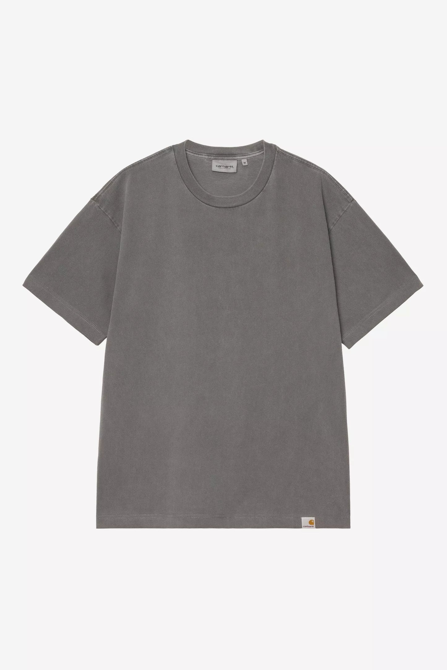 T-Shirt Carhartt Wip Black Garment Dyed da Uomo i035448