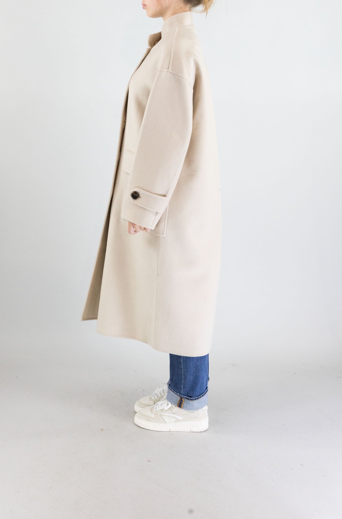 Cappotto Indi&Cold Khaki da Donna by605