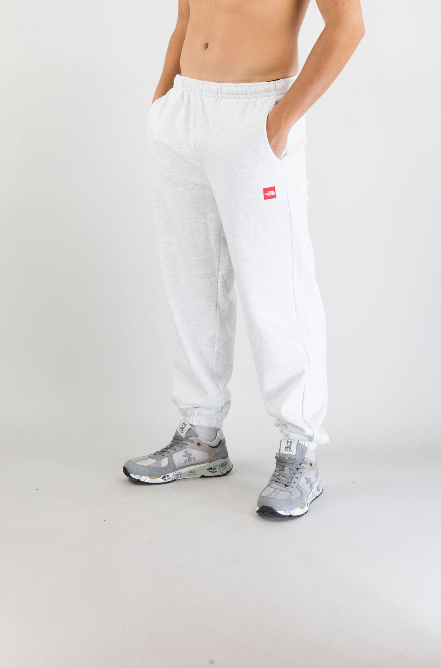 Pantalone The North Face Grey Heater da Uomo nf0a8eg3e041 tnf rb