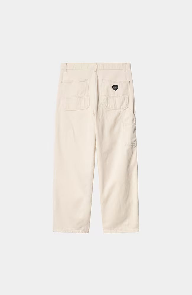Pantalone Carhartt Wip Natural Rinsed da Uomo i034801