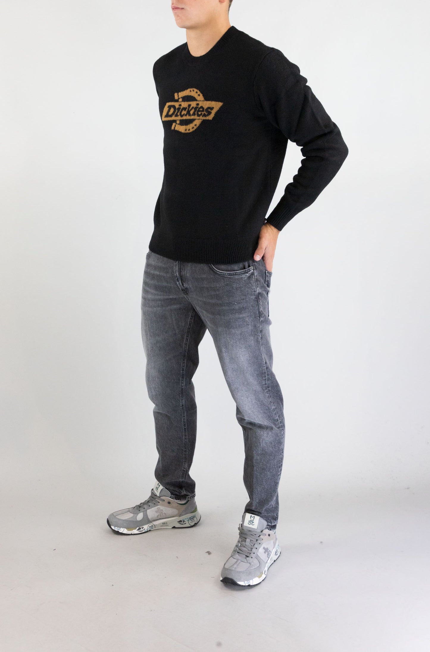 Maglia Dickies Black da Uomo dk0a87oq