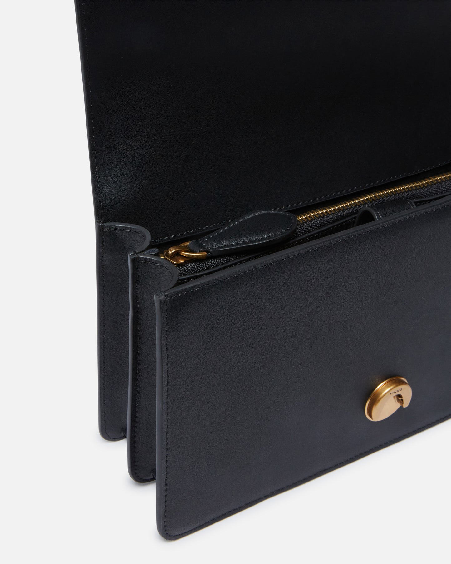 Borsa Pinko Nero Antique Gold da Donna love one classic dc