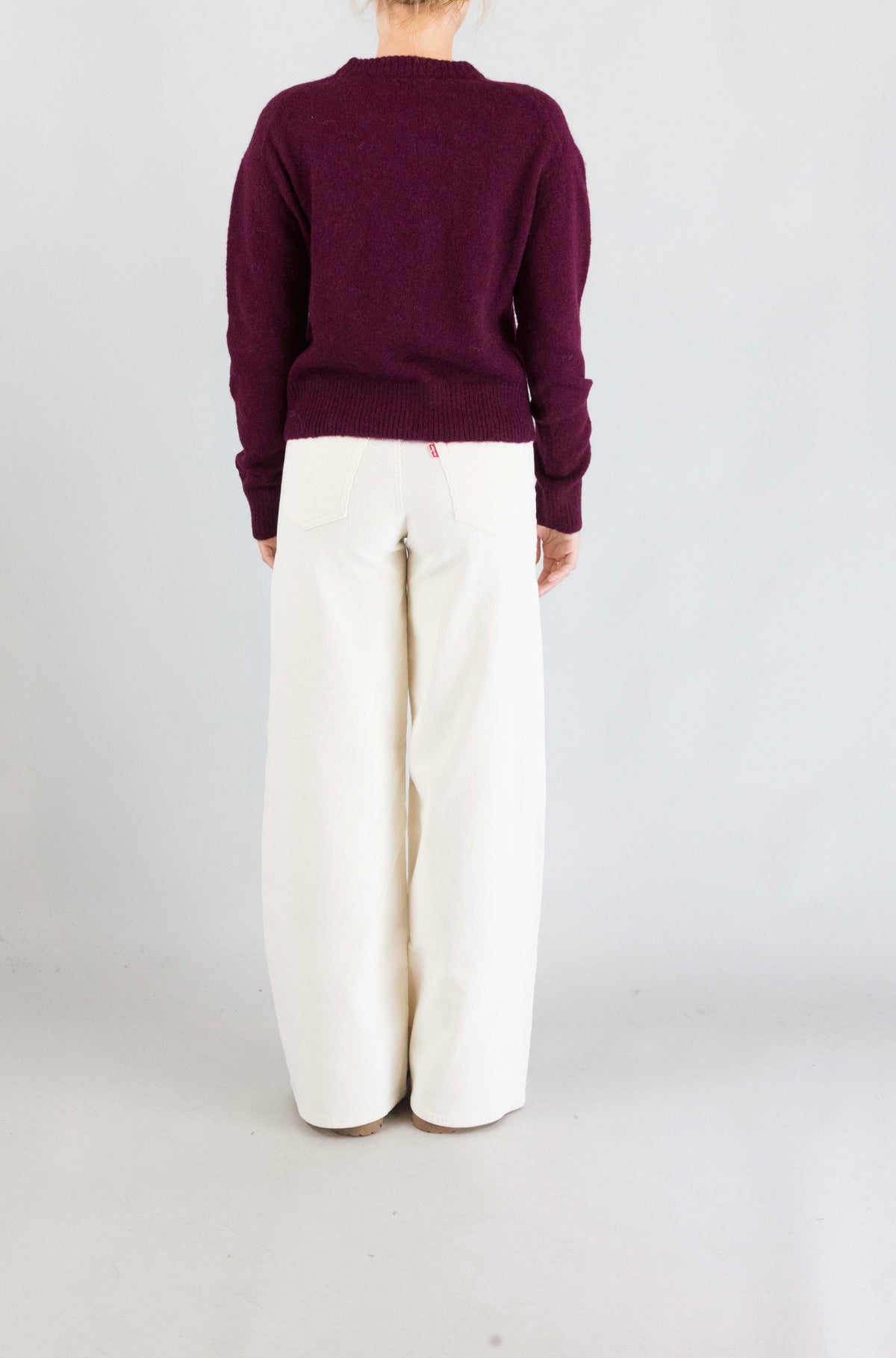 Maglia Mc2 Saint Barth Aubergine da Donna lucille soft