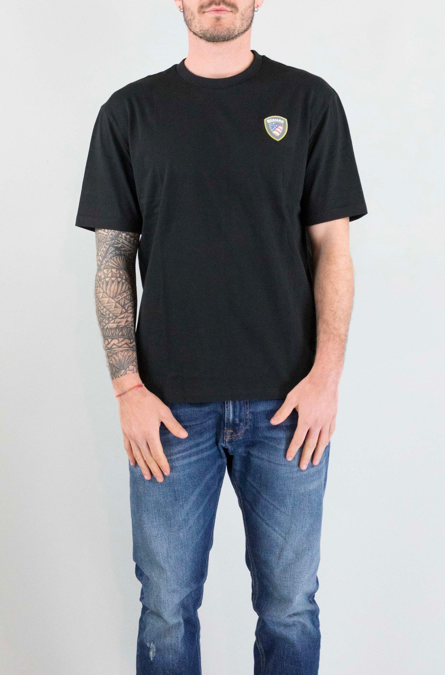 T-Shirt Blauer Nero da Uomo 26sbluf02284 007480