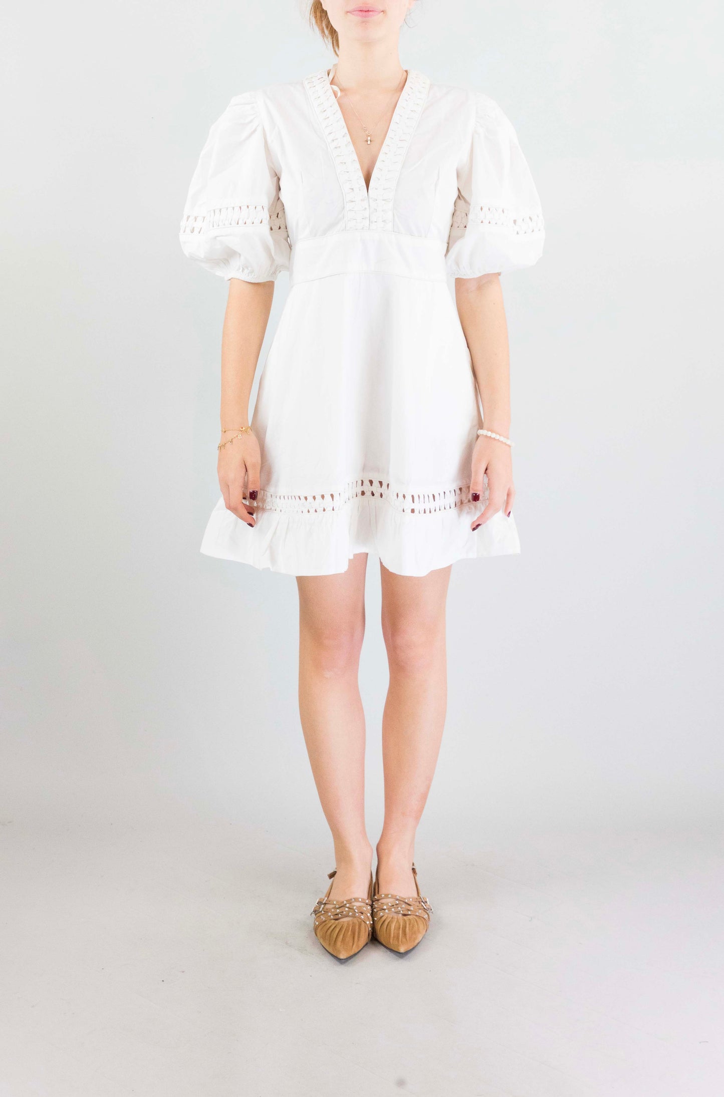 Abito Scarlett Poppies Crispy White da Donna olga