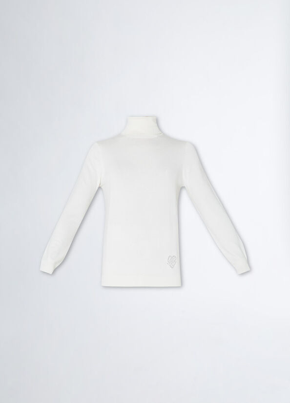 Maglia Liu Jo Bianco da Donna WF3126MA18F