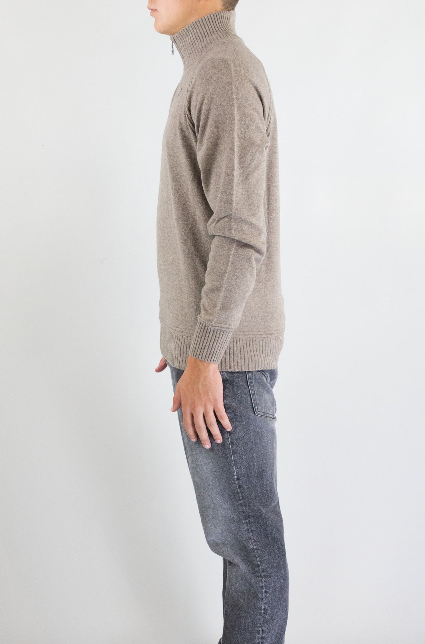 Maglia Kway Beige Brown Mel da Uomo k2142hw cadras wool cachemire