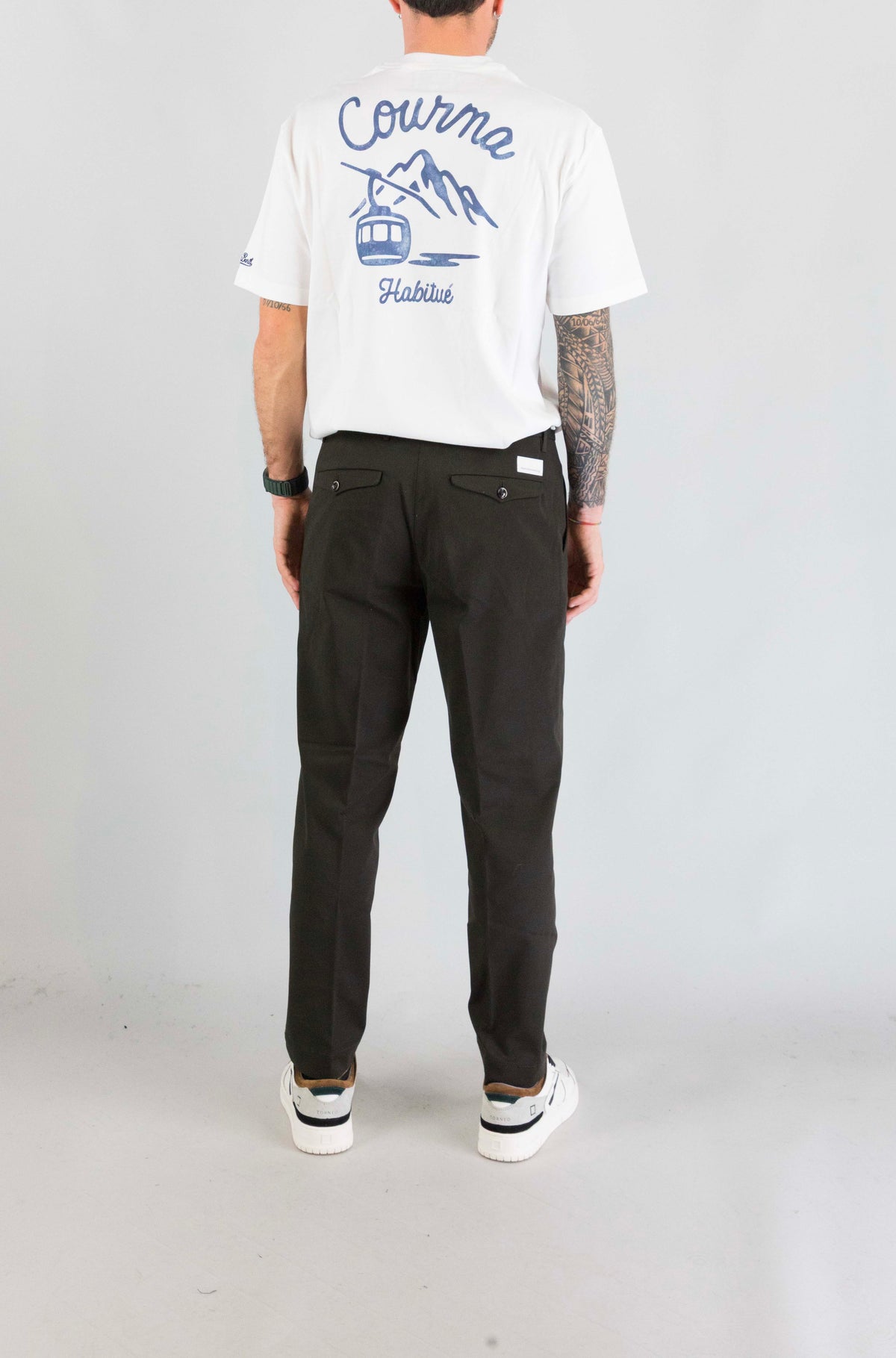 Pantalone Nine In The Morning Moro da Uomo giove piatto slim