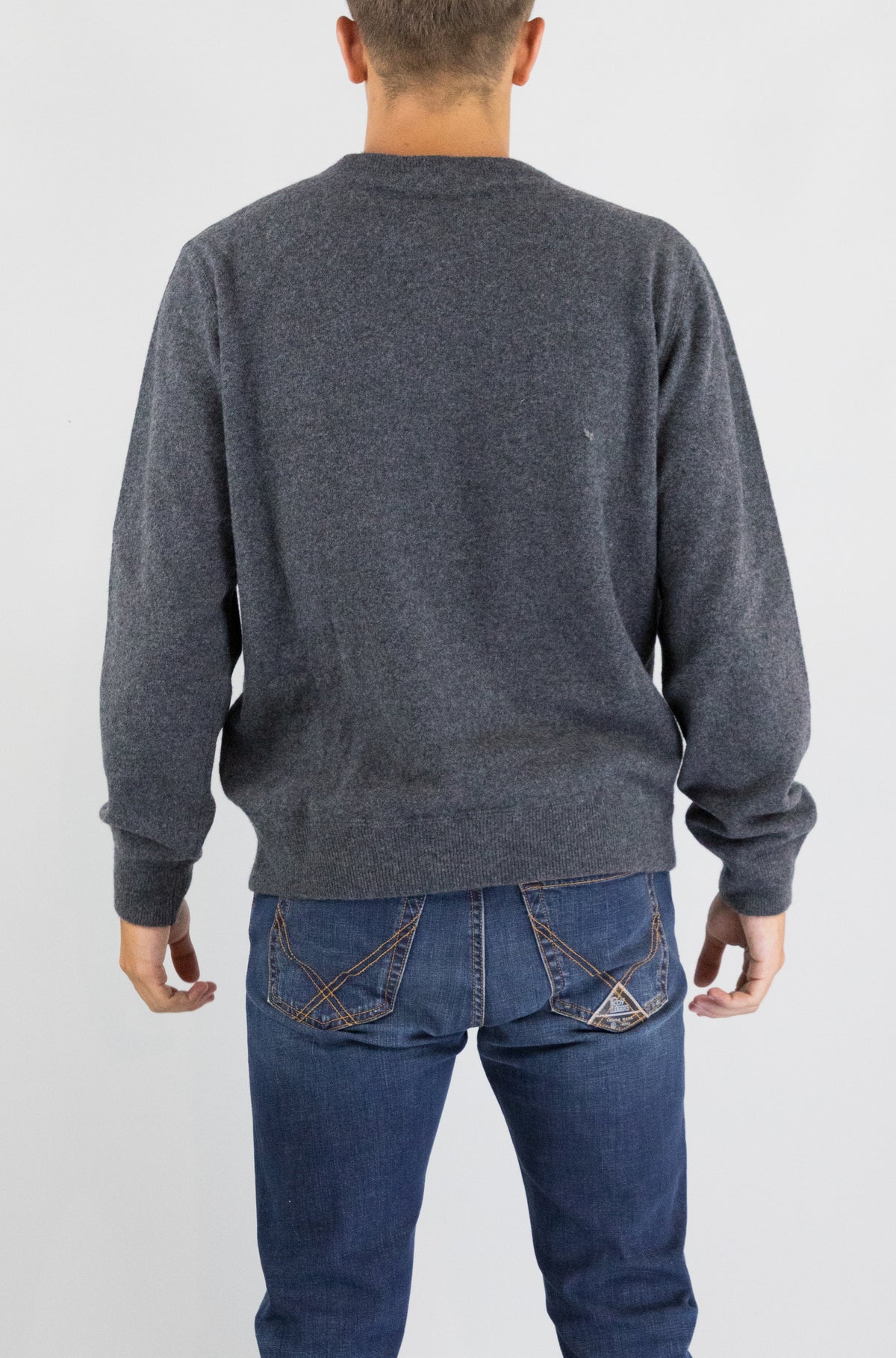 Maglia Kway 161 Grey da Uomo k5146jw sebastien fleece stitch
