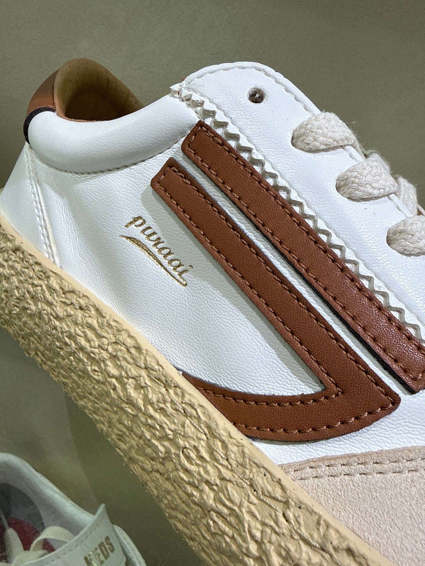 Scarpa Puraii 054 da Uomo pu101v vintage bark