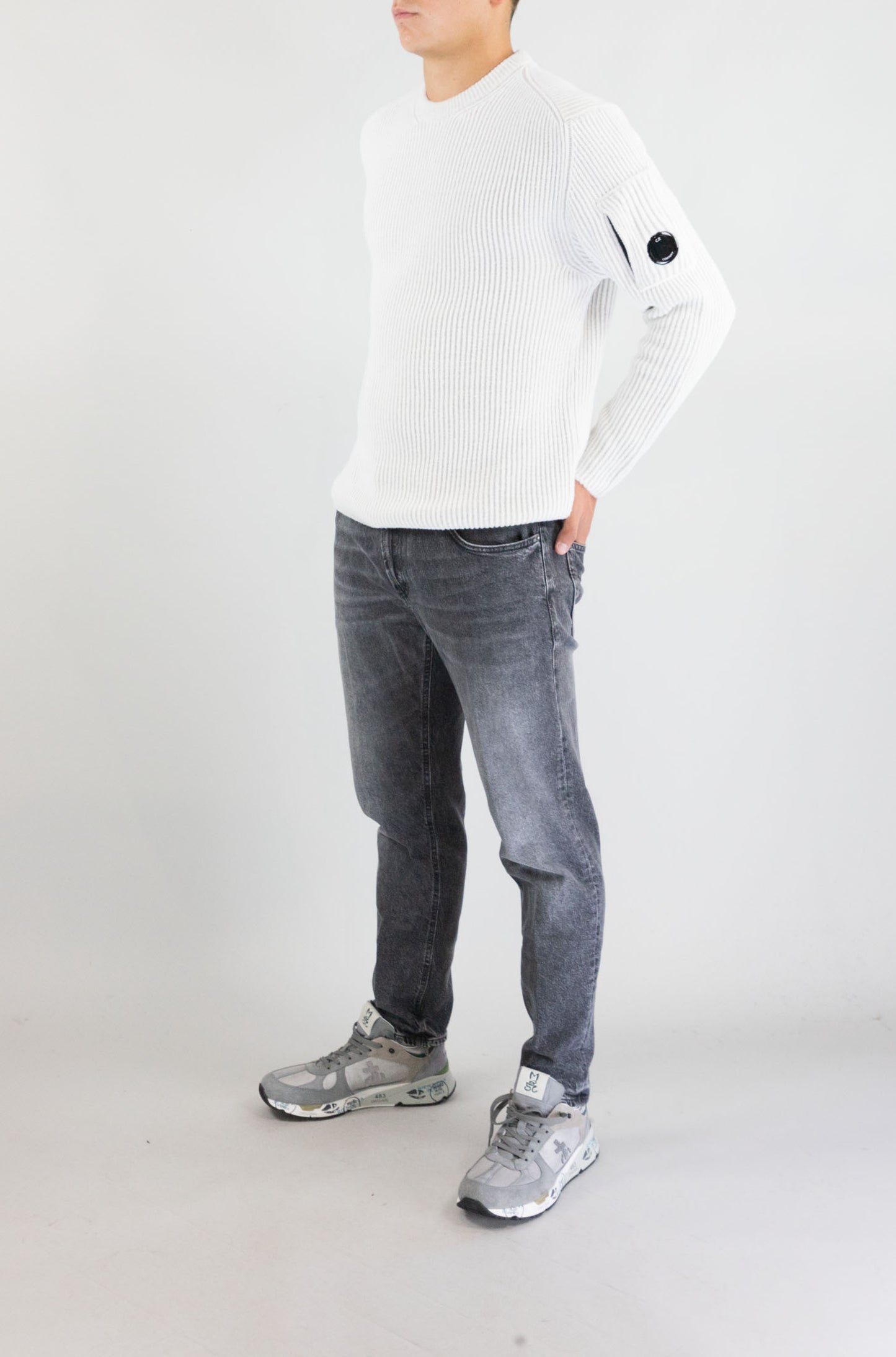 Maglia Cp Company M12 da Uomo 19cmkn307a006170a
