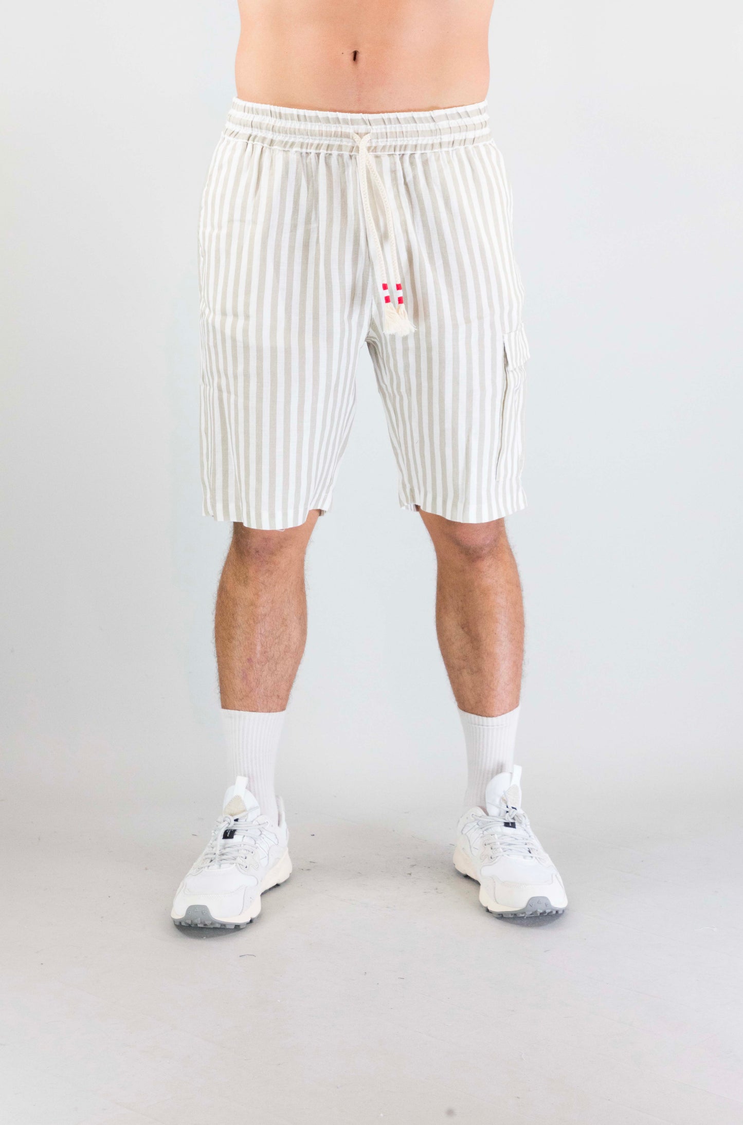 Pantalone Mc2 Saint Barth Linen Stripe da Uomo mareseille