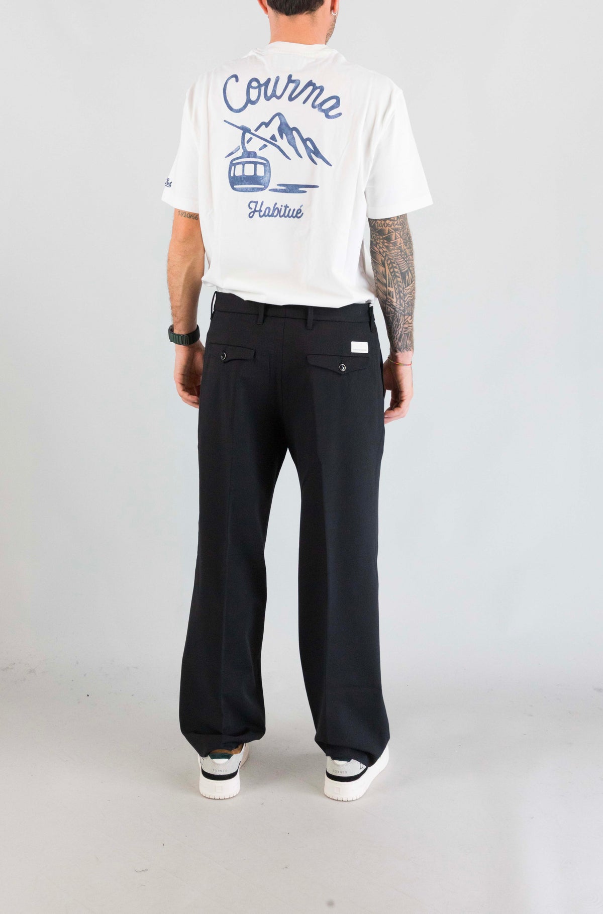 Pantalone Nine In The Morning Nero da Uomo colt straight