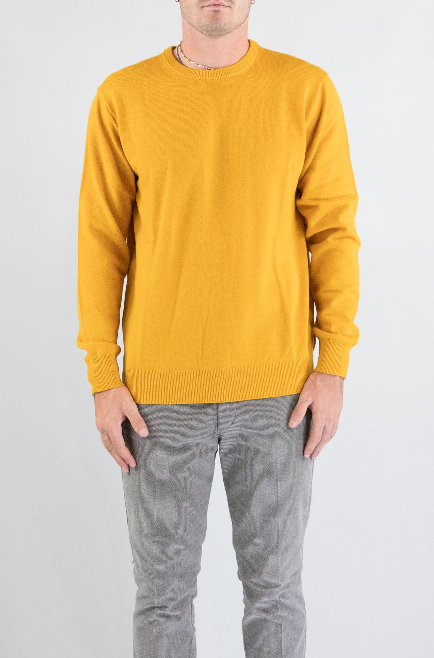 Maglia Mc2 Saint Barth Mustard da Uomo regent merinocash