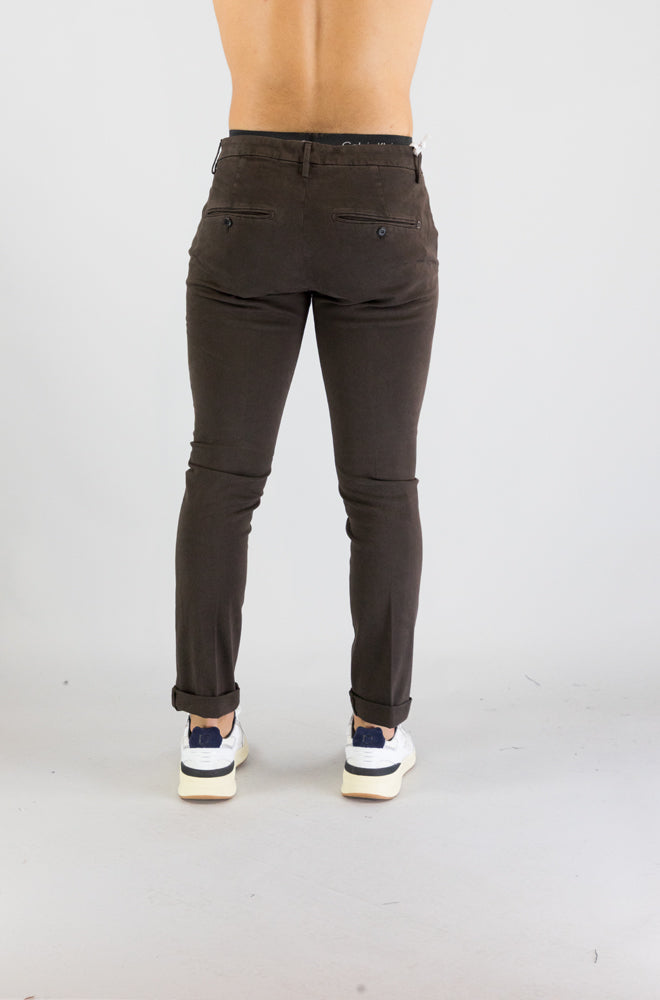 Pantalone Dondup Chocolate da Uomo up235 rse032u ptd gaubert