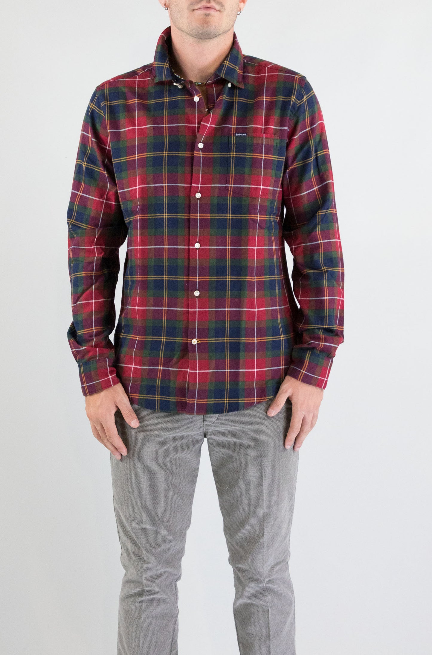Camicia Barbour Tn69 da Uomo msh4991 fortrose tailored