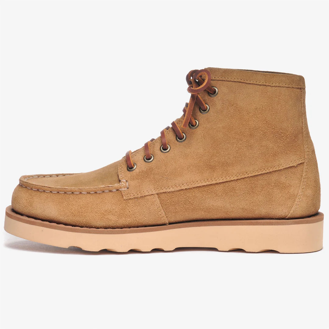 Scarpa Sebago Beige Camel da Donna 76113pw tala mid suede