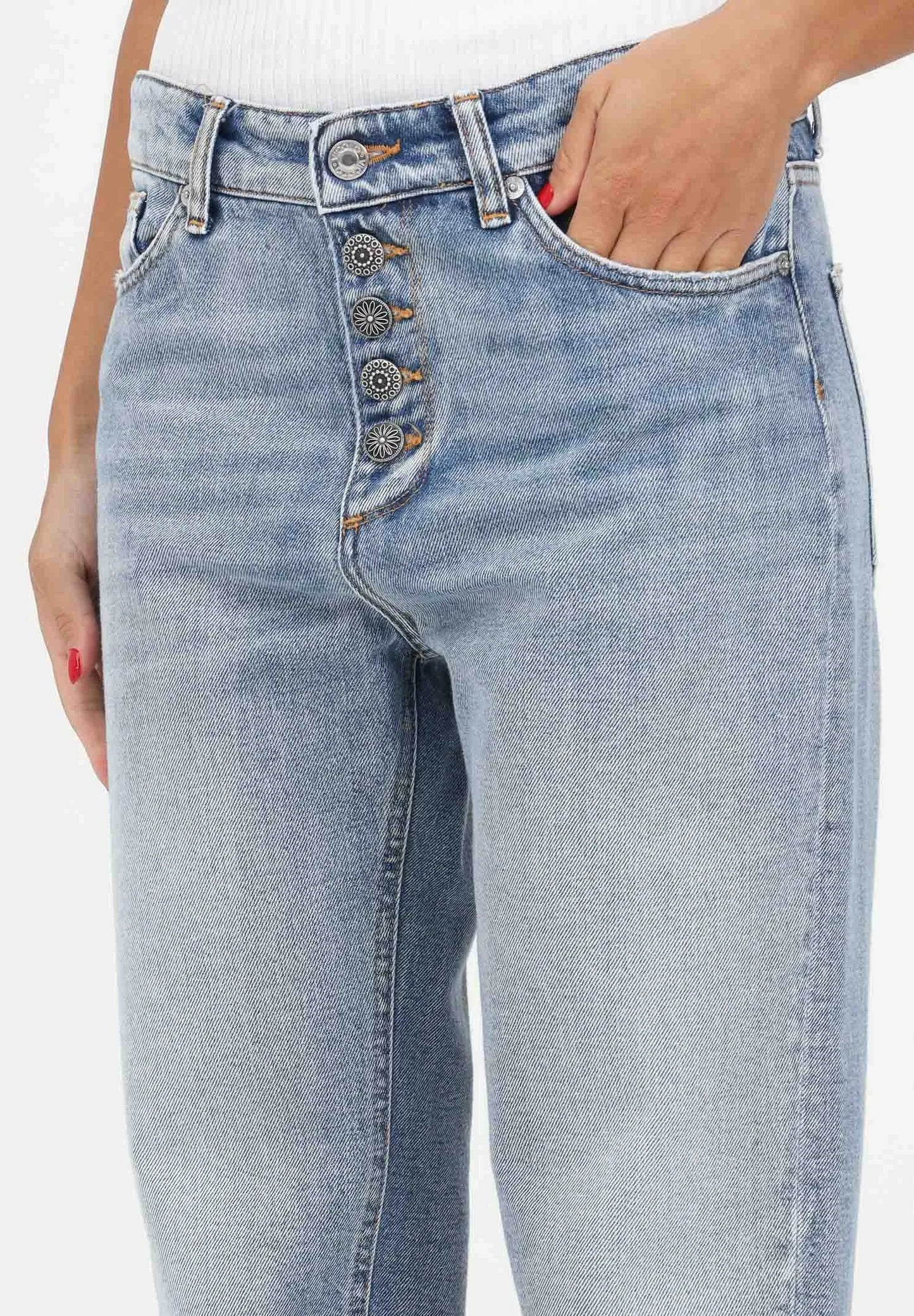 Jeans Vicolo Denim Chiaro da Donna piper dr5049