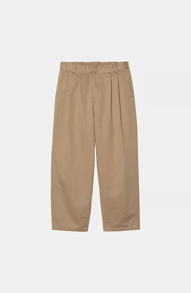 Pantalone Carhartt Wip Leather Stone Washed da Uomo i033129