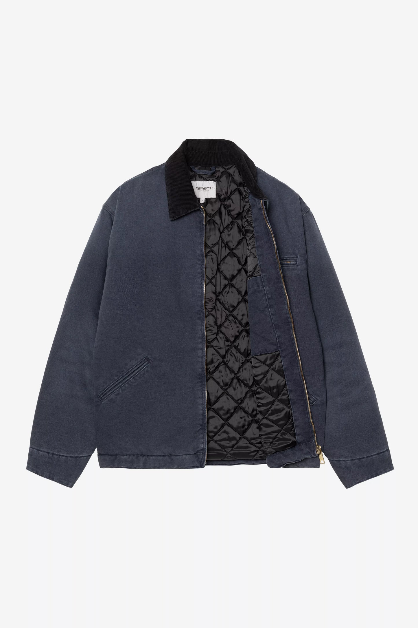 Giubbotto Carhartt Wip Dark Navy Black Stone da Uomo i035614 detroit