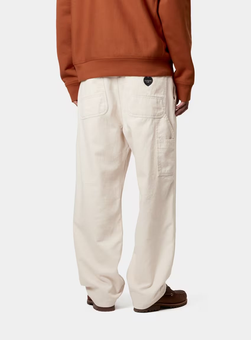 Pantalone Carhartt Wip Natural Rinsed da Uomo i034801
