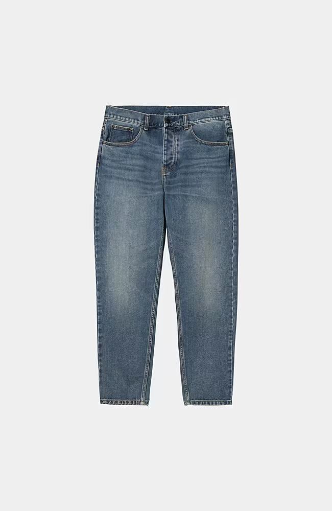 Pantalone Carhartt Wip Blue Dark Used Wash da Uomo i029208