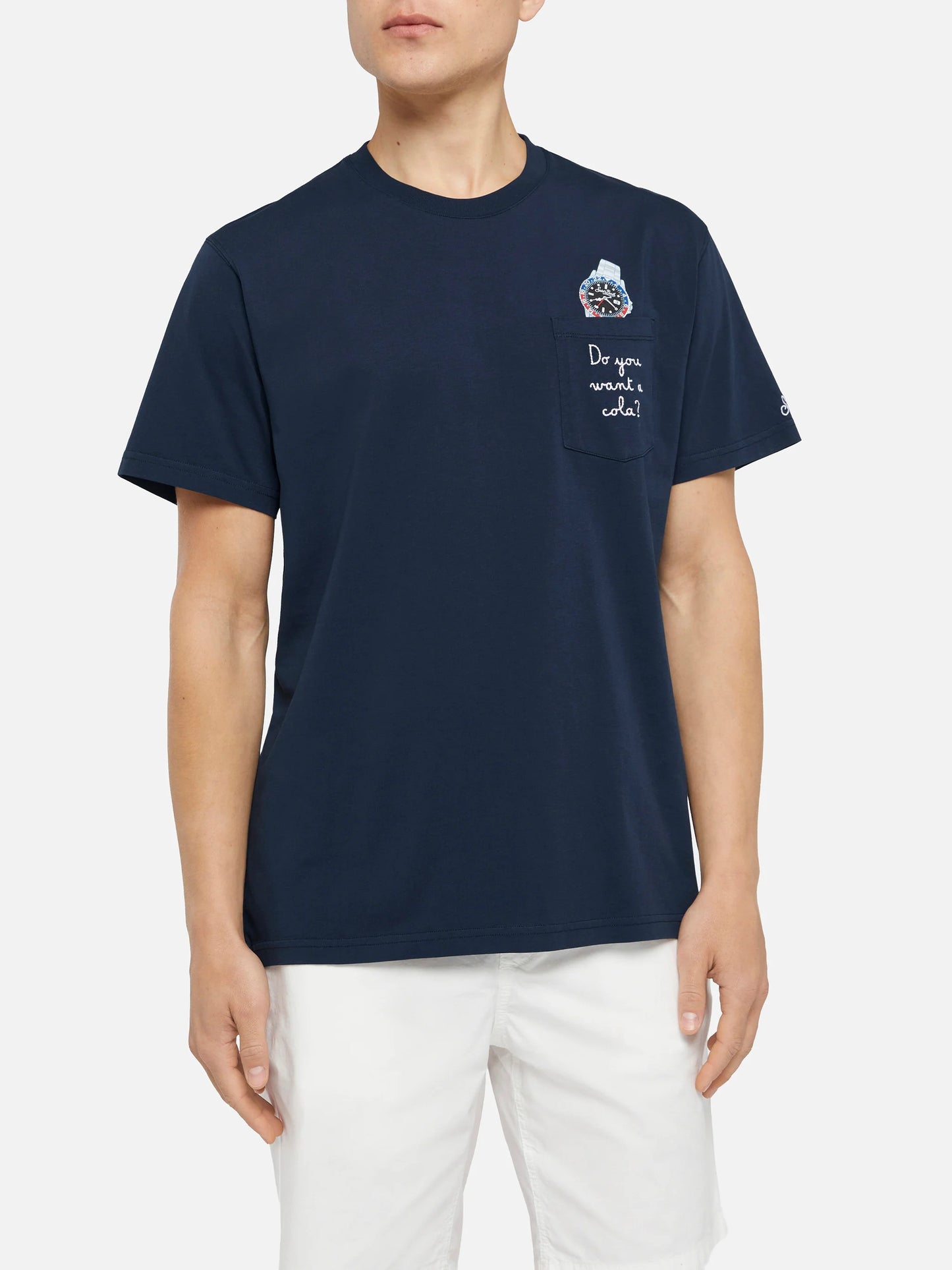 T-Shirt Mc2 Saint Barth Want A Watch da Uomo austin