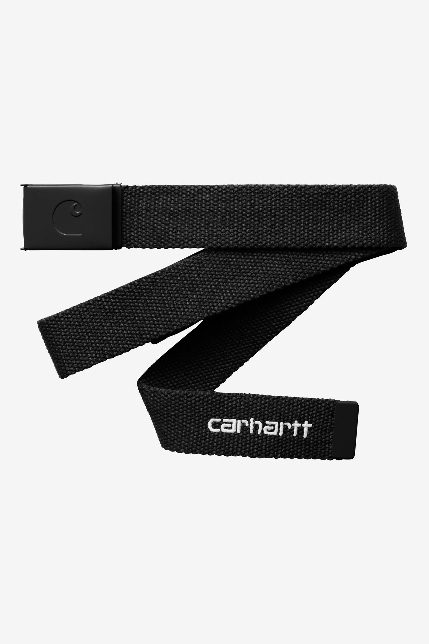 Cintura Carhartt Wip Black White da Uomo i035415 c. logo