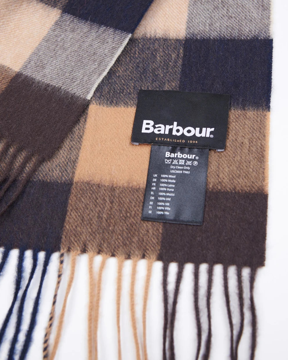 Sciarpa Barbour Tn63 da Uomo usc0005 large tattersall