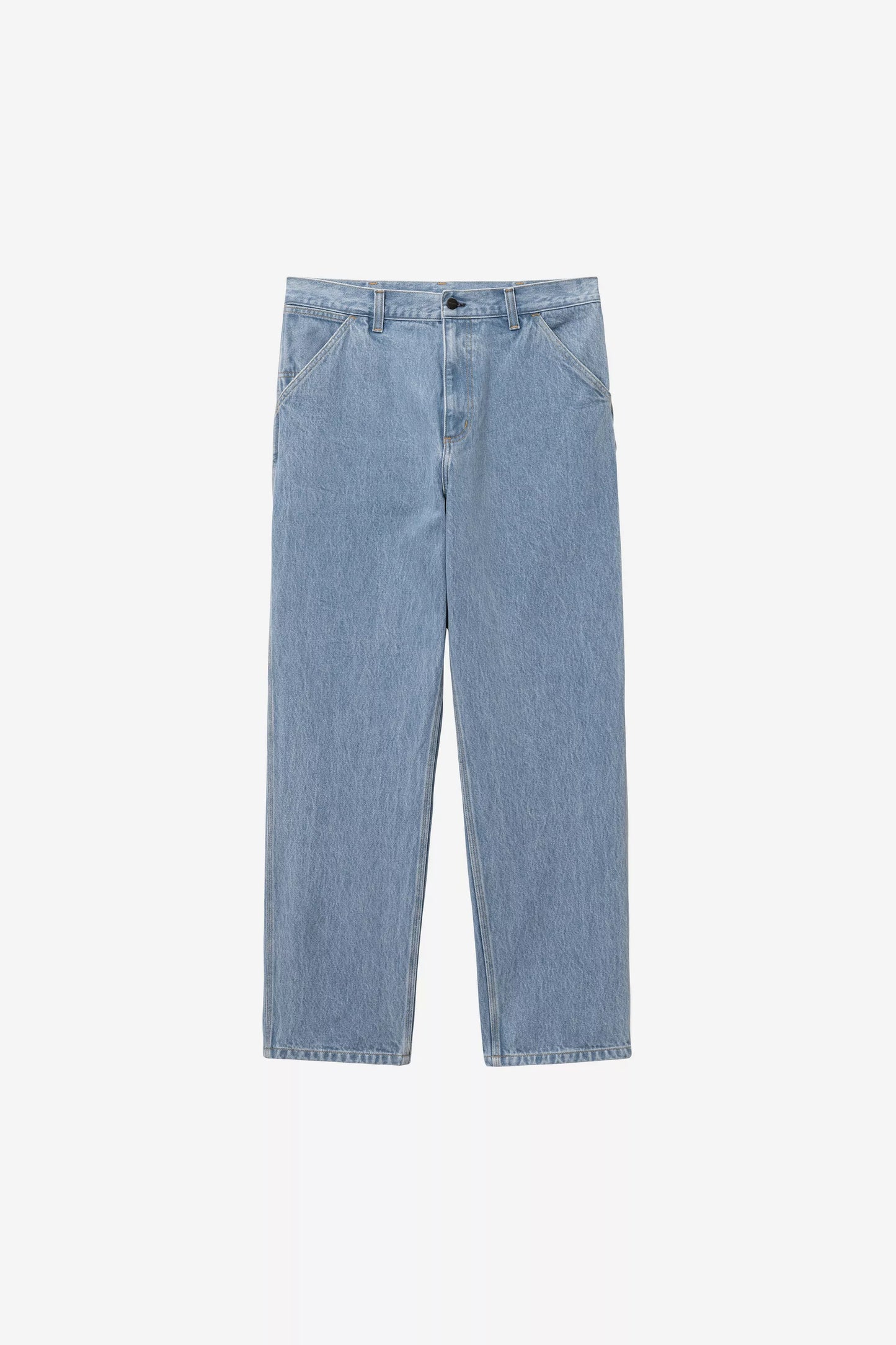 Jeans Carhartt Wip Blue Stone Bleached da Uomo i032024 single knee