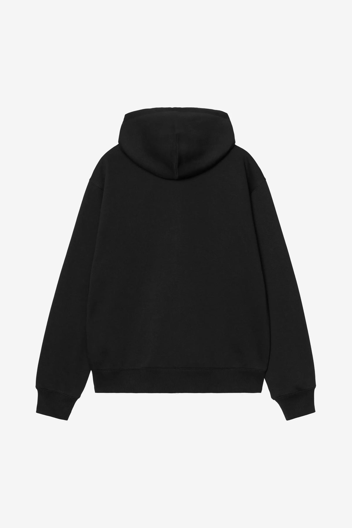 Felpa Carhartt Wip Black Wax da Uomo i037102 hooded mack