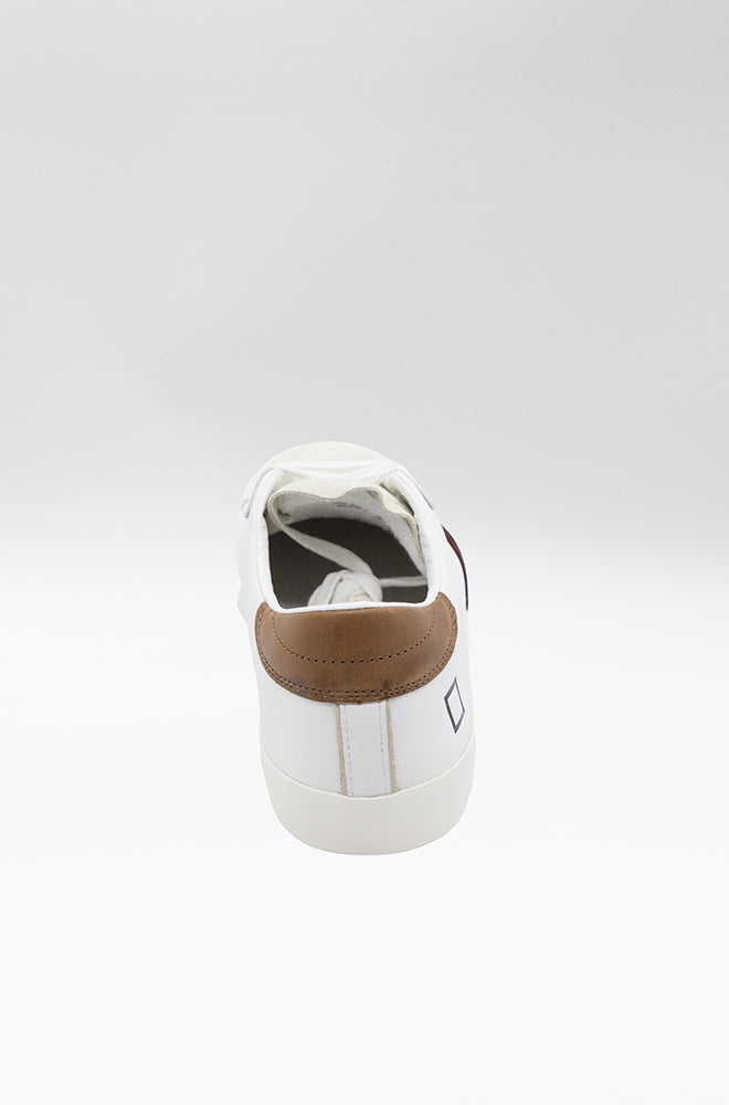 Scarpa Date White Cuoio da Uomo hill low calf