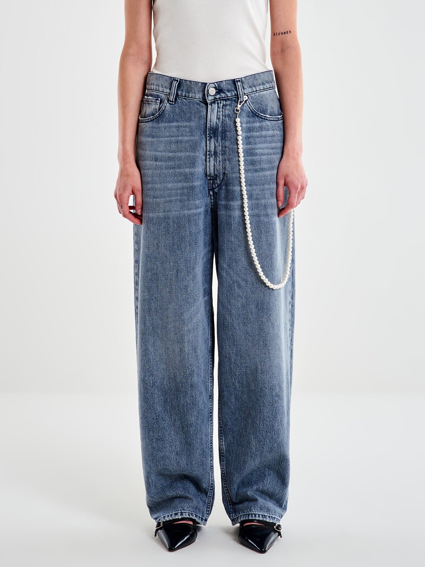 Jeans Vicolo Lalia Grigio Blu da Donna df5015