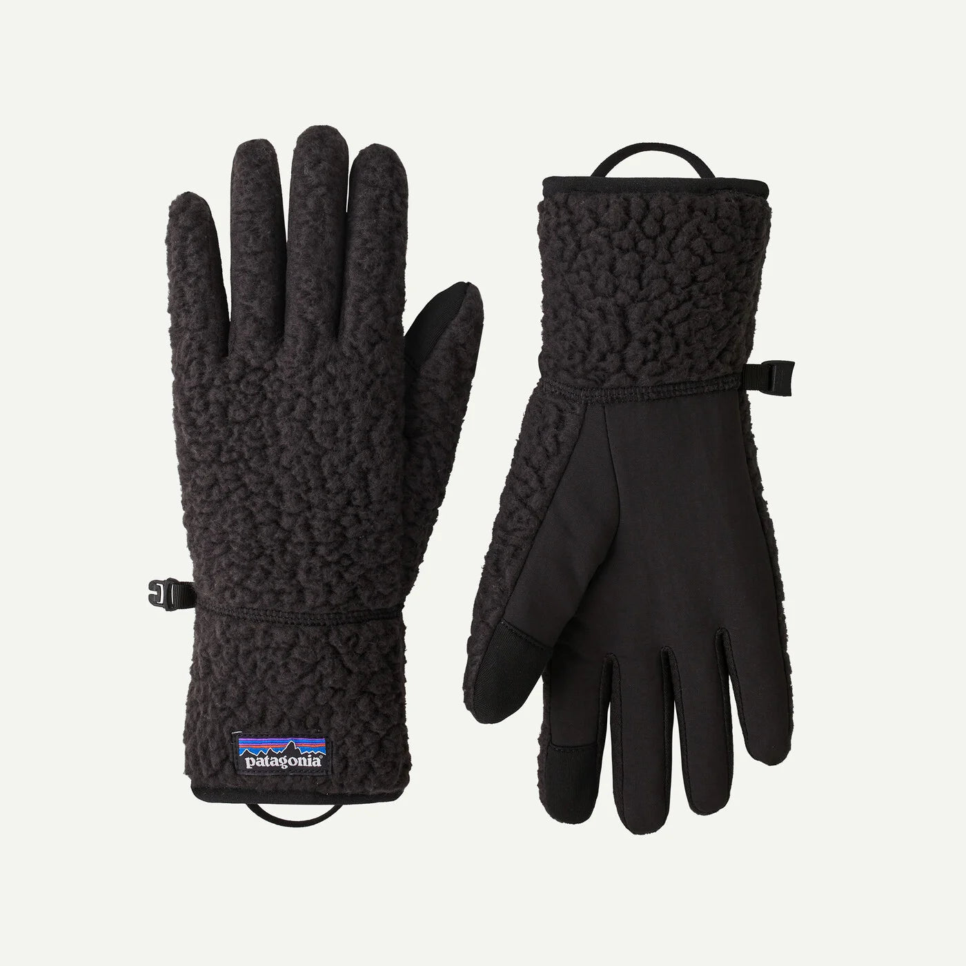 Guanti Patagonia Blk da Uomo 34585 retro pile