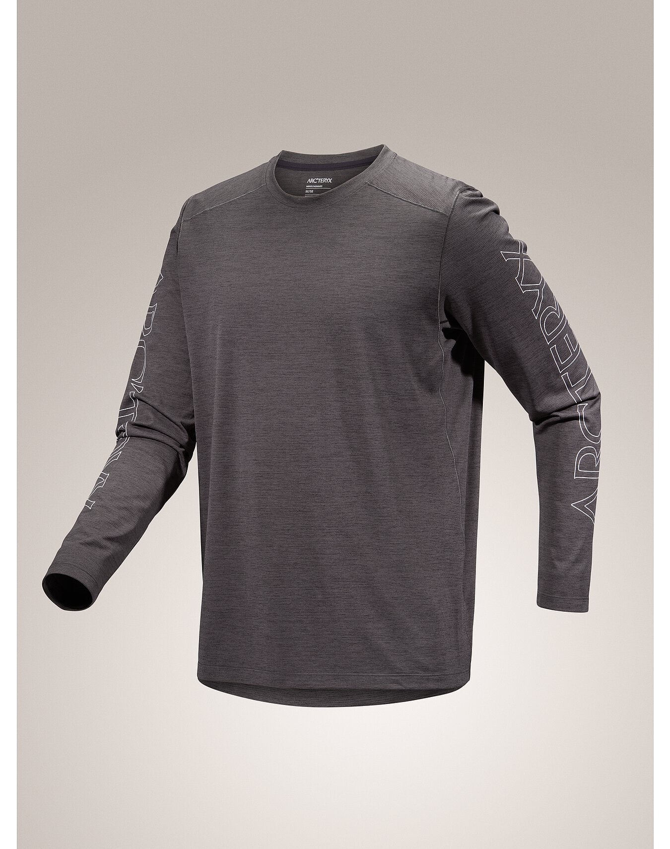 T-Shirt Arc’Teryx Black da Uomo cormac arc word ls m