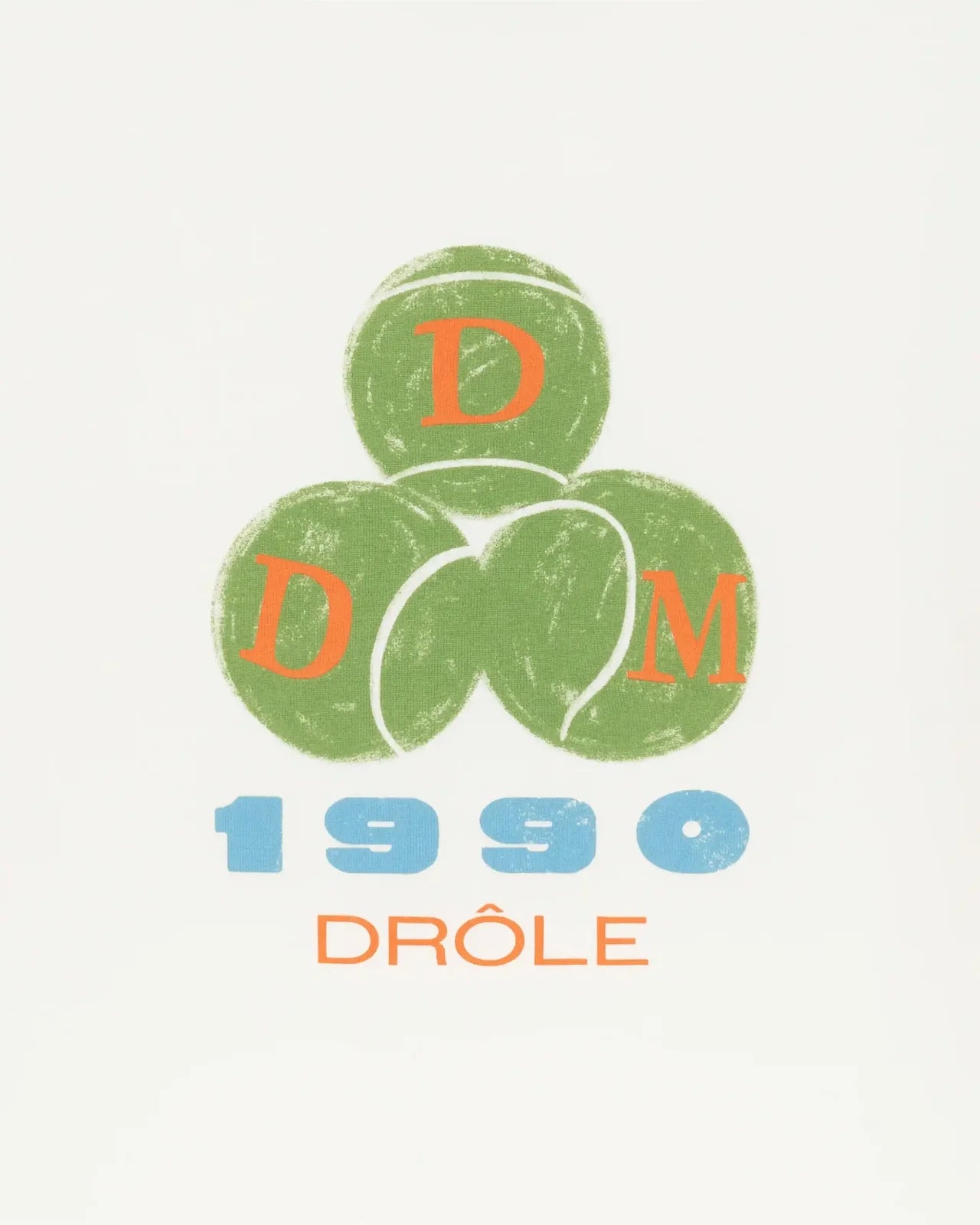 T-Shirt Drole De Monsieur Off White da Uomo drole 1990 ts328 co248