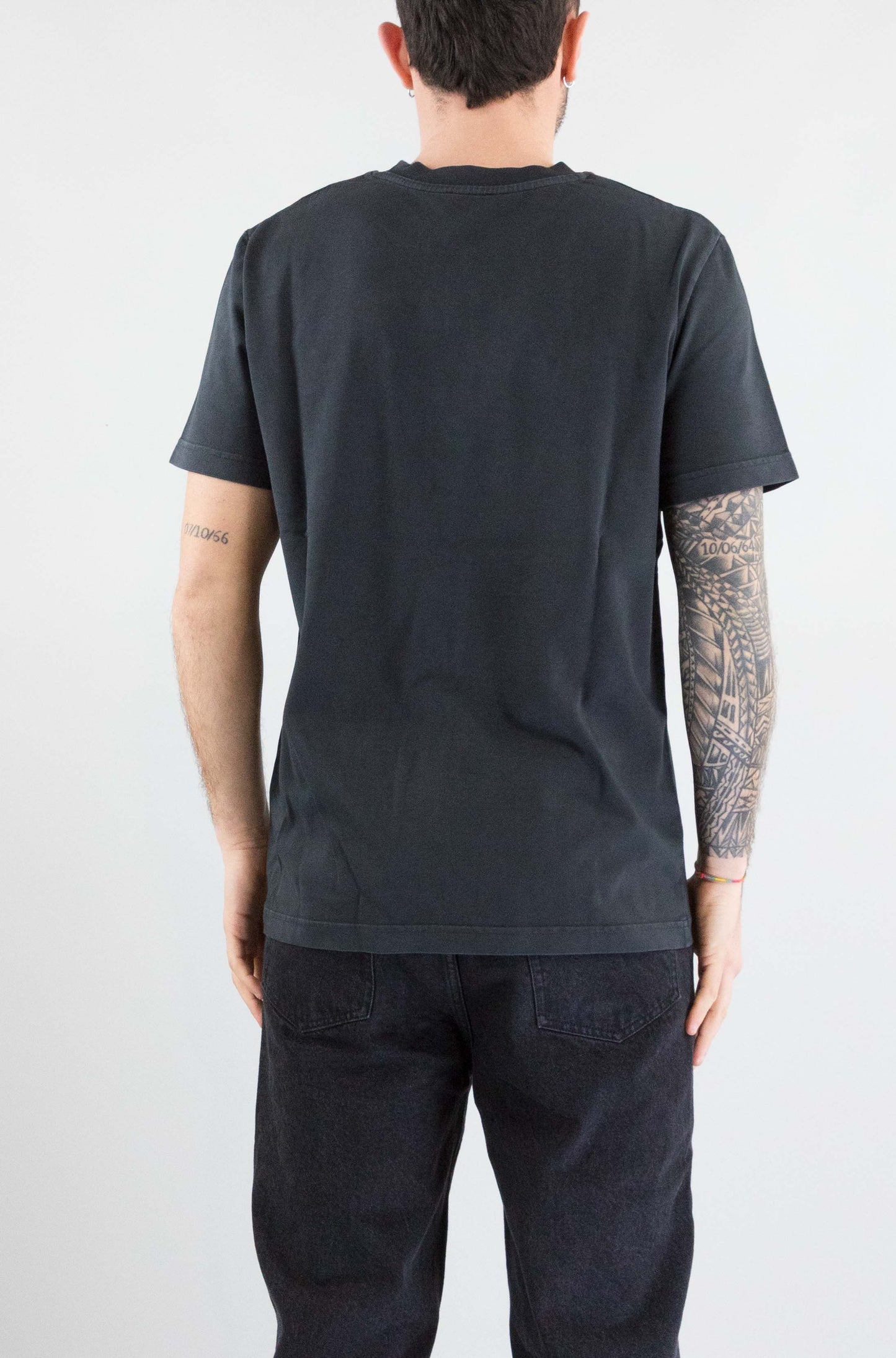 T-Shirt Apc Nero Bianco da Uomo cohmb m26384