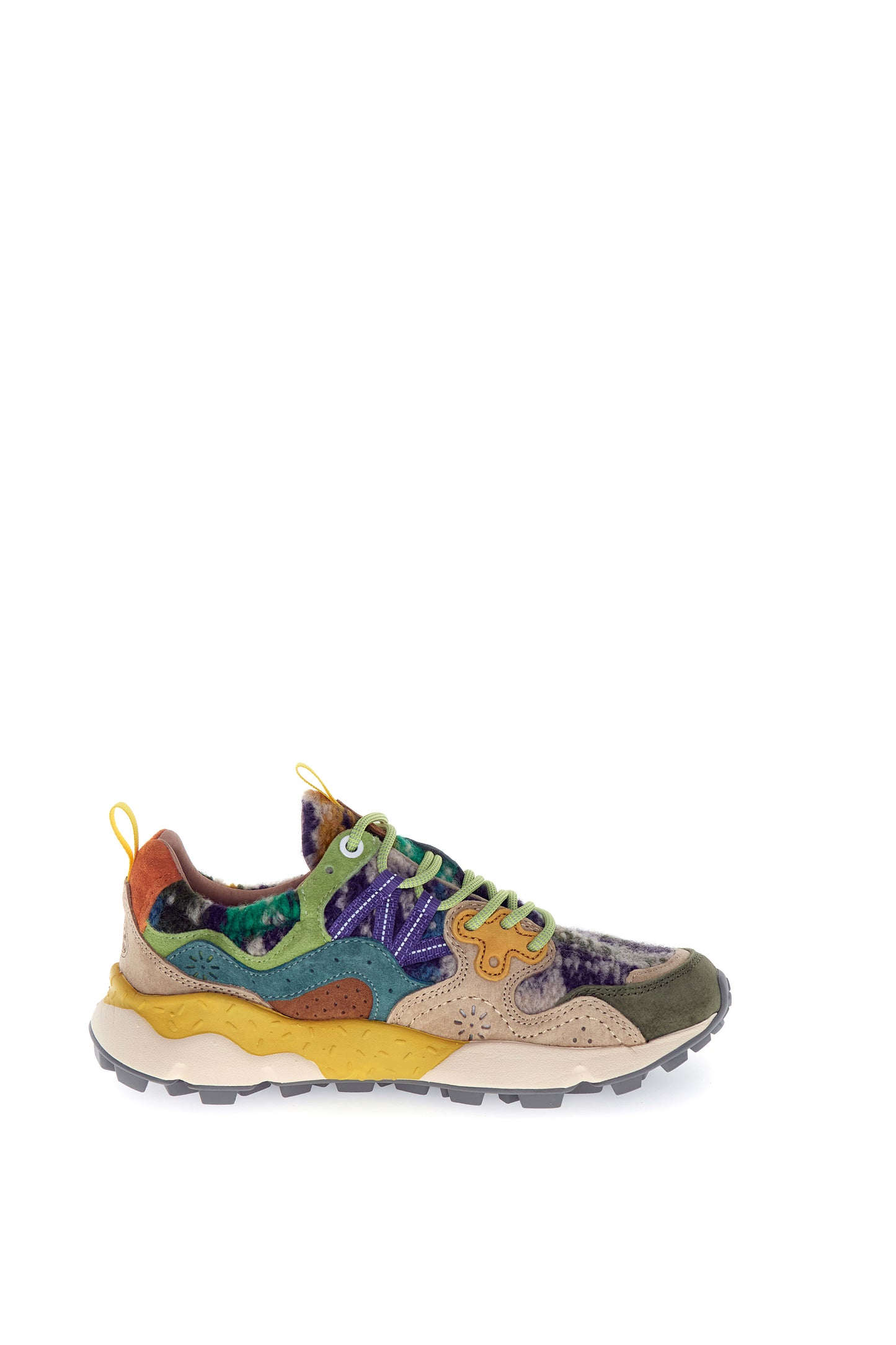 Scarpa Flower Mountain Grey Taupe Dark Green da Donna yamano 3 2017817 1b45