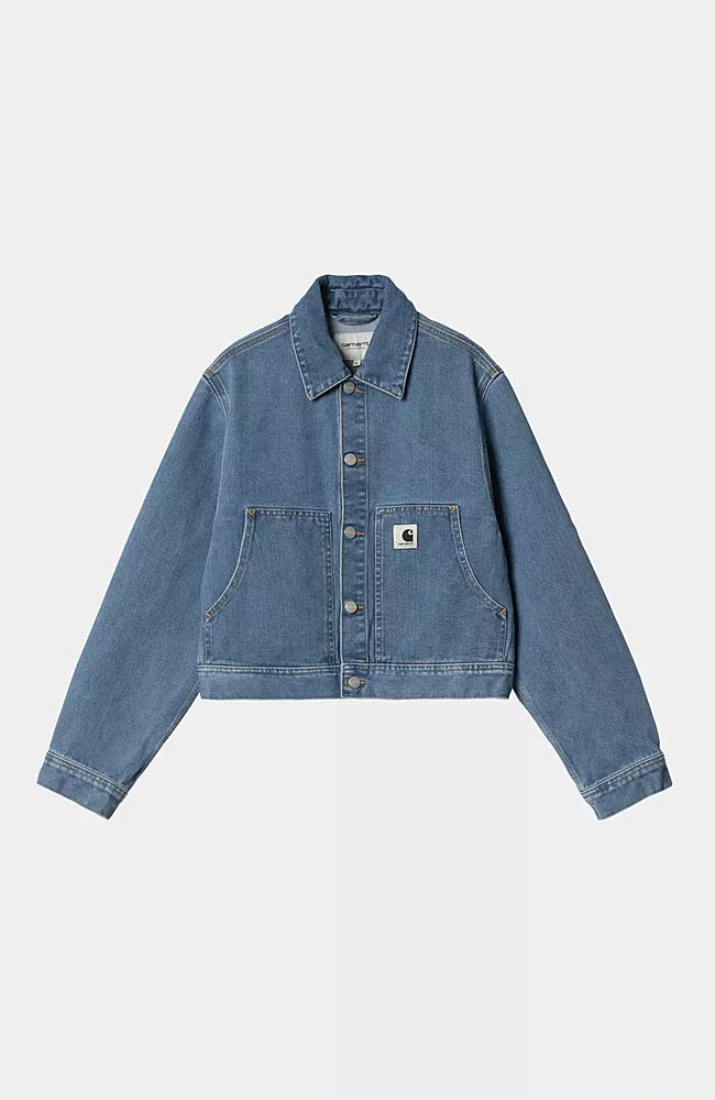 Giubbotto Carhartt Wip Blue Stone Washed da Donna i034874