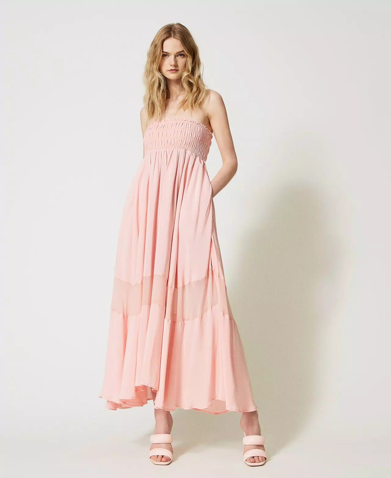 Abito Twinset Rosa da Donna 231at2182