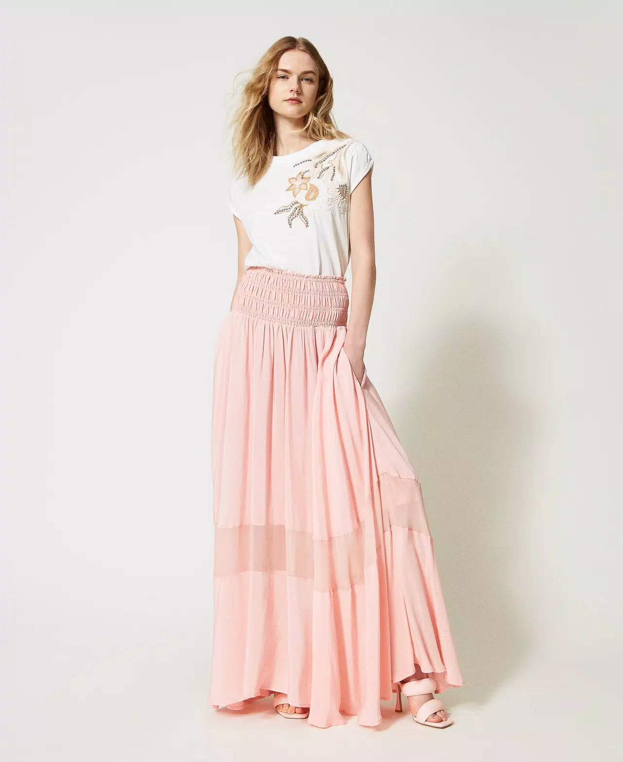 Abito Twinset Rosa da Donna 231at2182