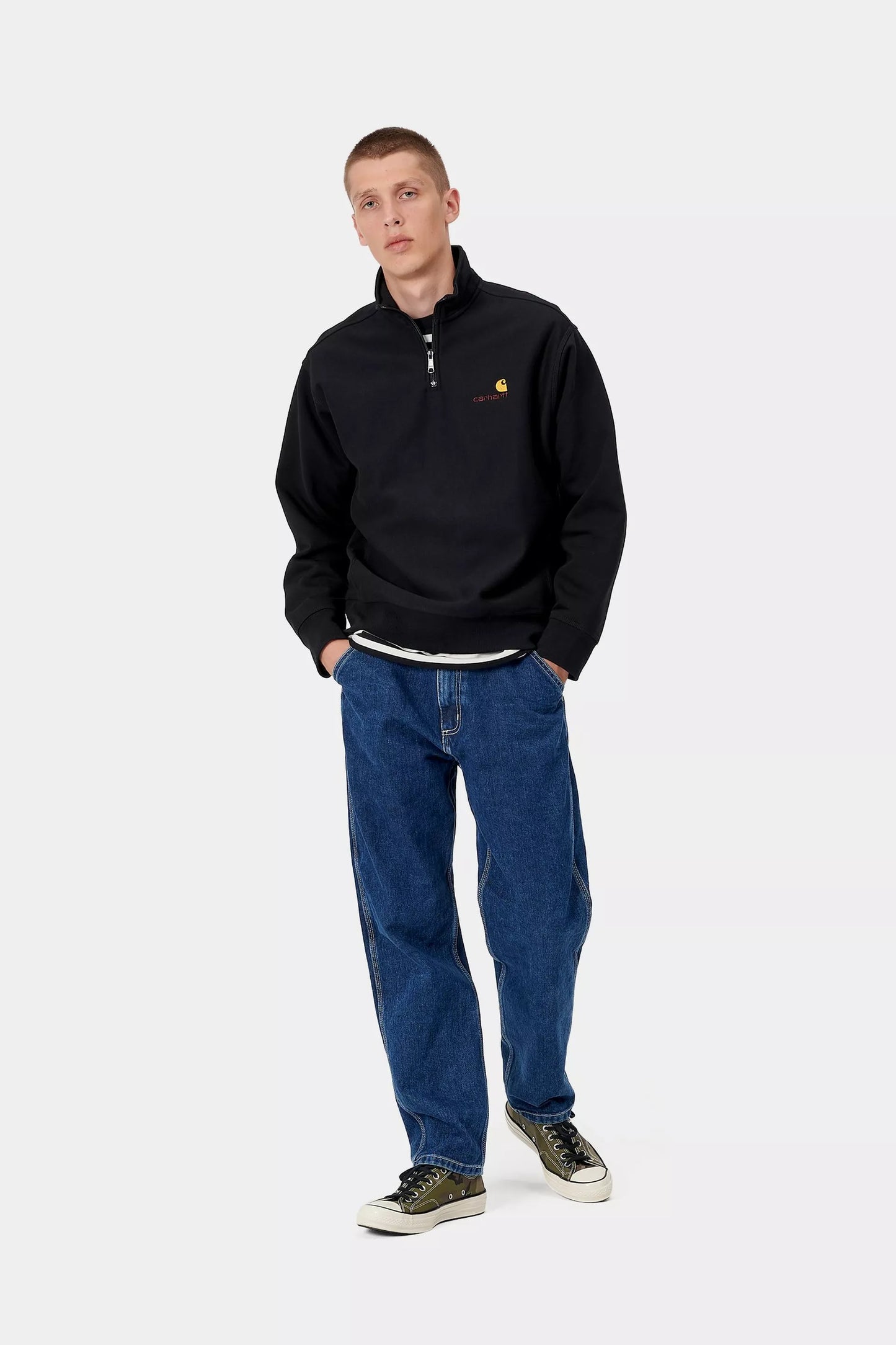 Felpa Carhartt Wip Black da Uomo i027014