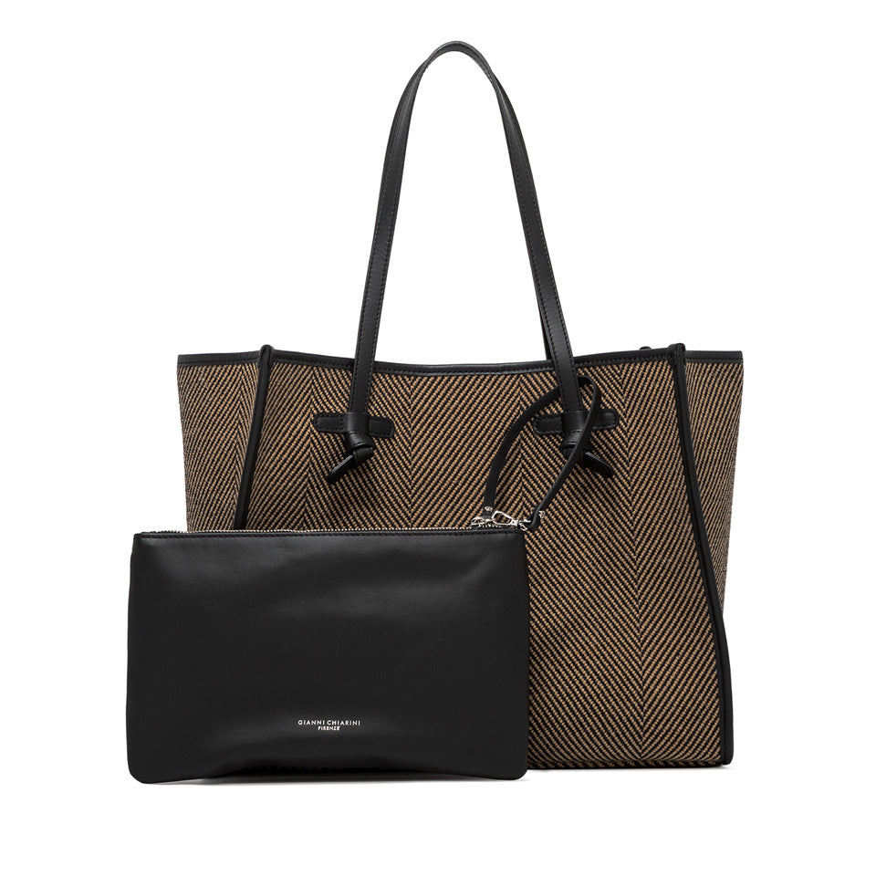 Borsa Gianni Chiarini Var Nero da Donna bs 6850 comm spiga