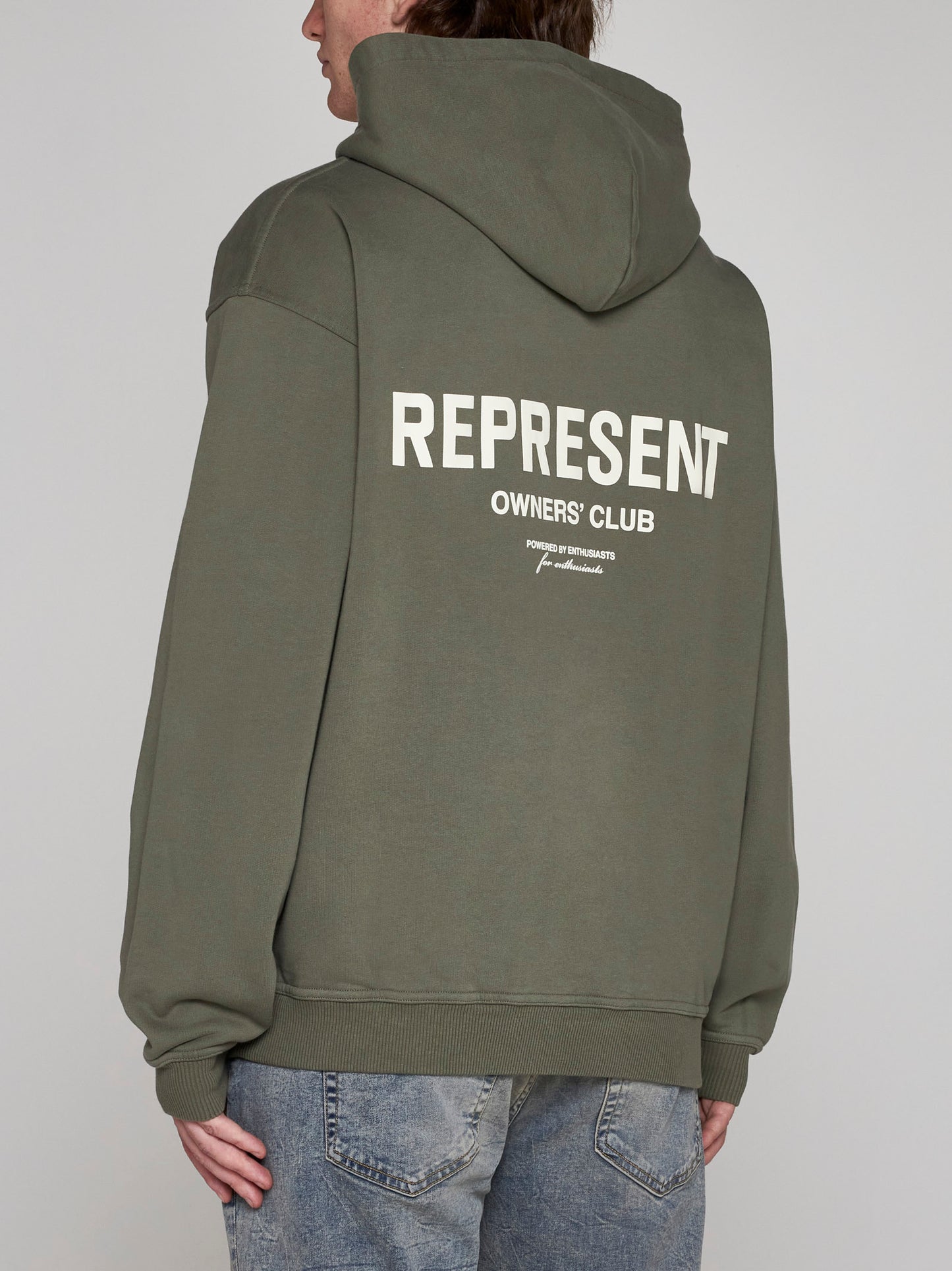Felpa Represent Olive da Uomo MH4004-07