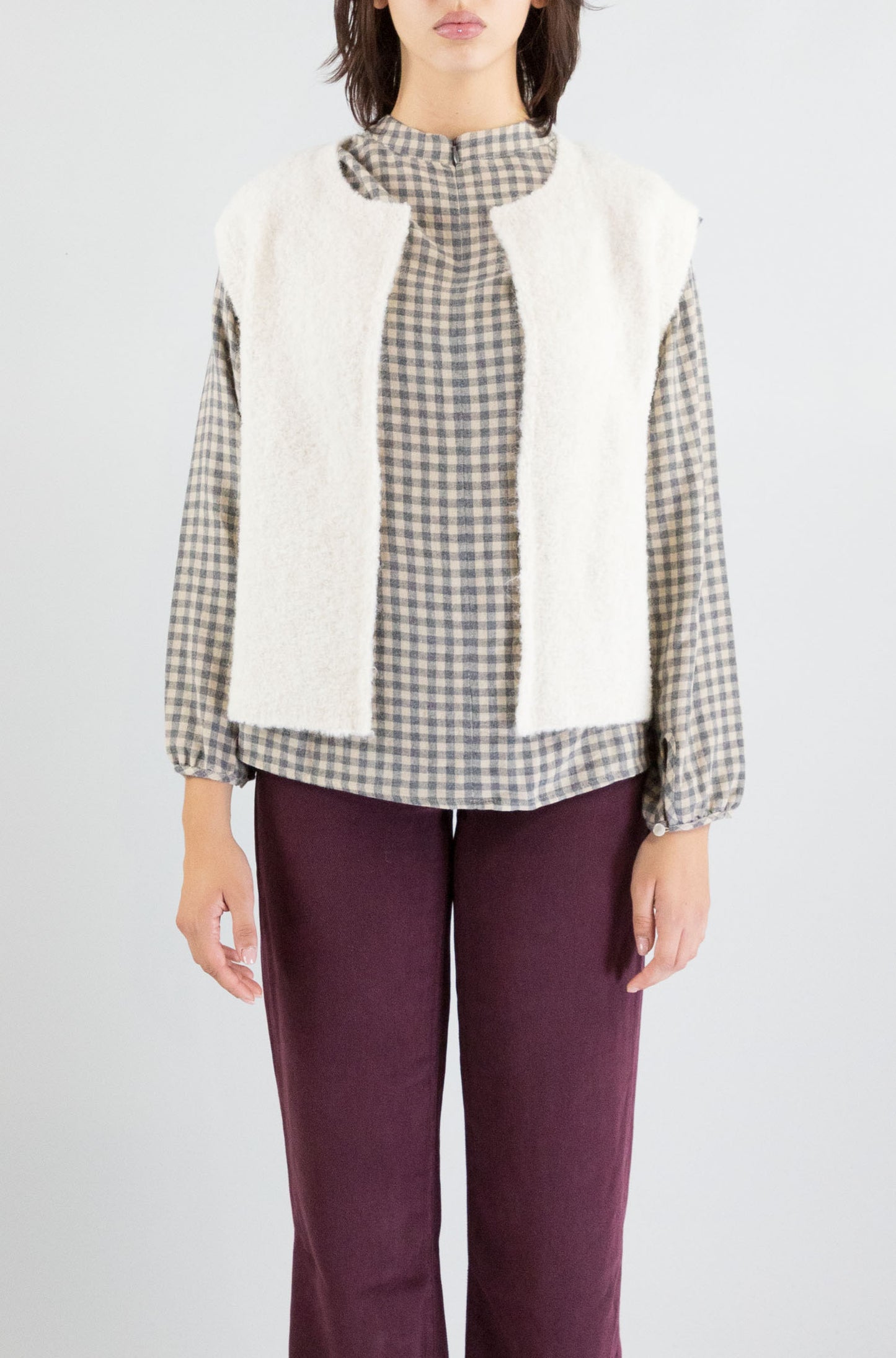 Gilet Des Petits Hauts Crema da Donna achille